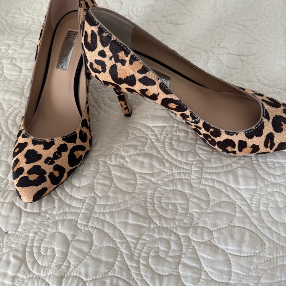 INC International Concepts Animal Print Heels